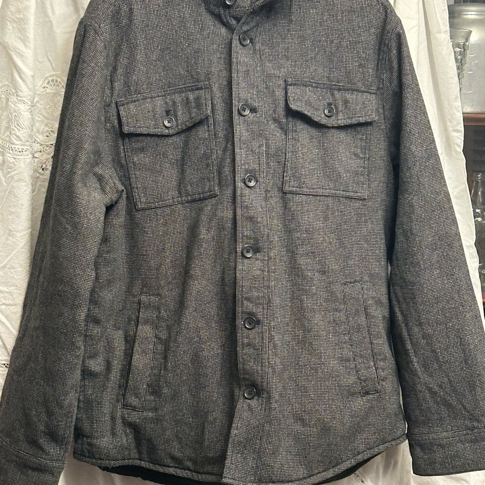 Banana Republic Dark Gray Shirt Jacket